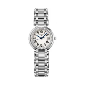 浪琴/Longines 心月系列 石英 精钢 镶钻 女表 L8.110.0.71.6