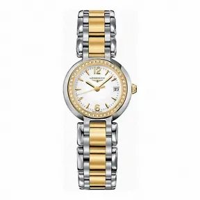 浪琴/Longines 心月系列 石英 18K金 精钢 女表 L8.110.5.94.6