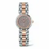 浪琴/Longines 心月系列 石英 18K金 精钢 女表 L8.110.5.99.7