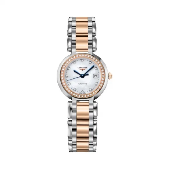 浪琴/Longines 心月系列 自动机械 18K金 精钢 女表 L8.111.5.89.6