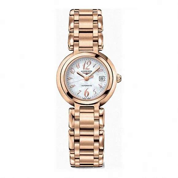 浪琴/Longines 心月系列 自动机械 18K玫瑰金 女表 L8.111.8.83.6