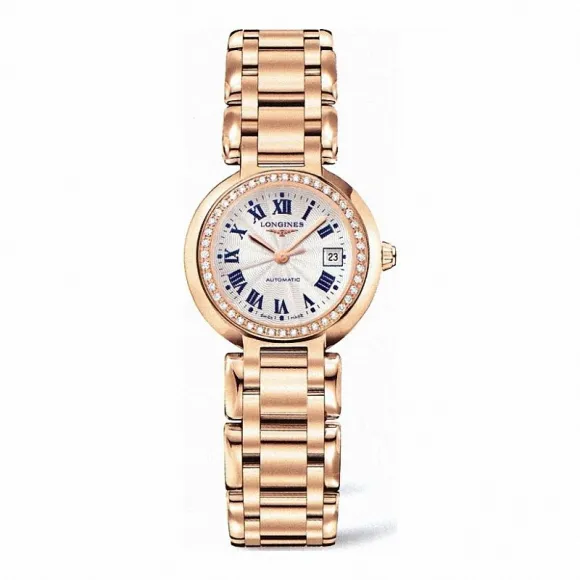 浪琴/Longines 心月系列 自动机械 精钢镶钻 女表 L8.111.9.78.6