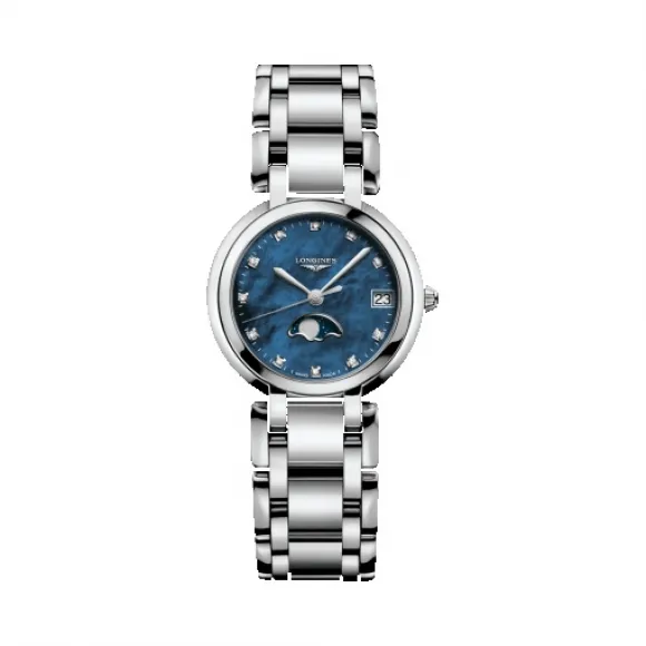 浪琴/Longines 心月系列 精钢 30.5MM 石英机芯 女表 L8.115.4.98.6
