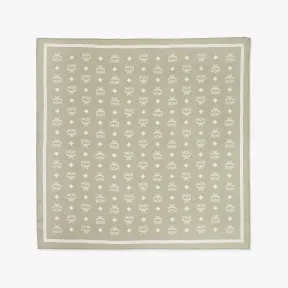 MCM 花押字印花丝质头巾/领巾 MEFDSMM15J3001