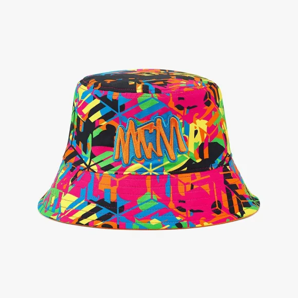 MCM Cubic Camouflage 印花双面渔夫帽 MEHCAMM02MT001