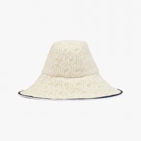 MCM 立方体花押字拉菲草渔夫帽 MEHDSMM09WH001