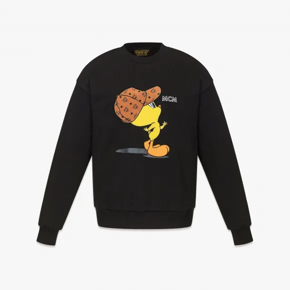 MCM 女士 Looney Tunes x MCM 有机棉运动衫 MFADSMM04BK00S