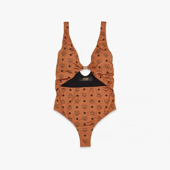 MCM 花押字图案印花泳装 MFWDSMM04CO00L