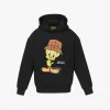 MCM Looney Tunes x MCM 联名款 Tweety Mini-Me连帽衫 MHADSMM06BK3XS