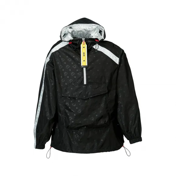 MCM Men's Monogram Nylon Anorak MHJ9SMM74BK00L