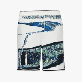 MCM Meta Ocean 提花短裤 MHPDSMM07MT00M