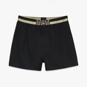 MCM 1976年男士梭织平角短裤 MHYASBM06BK00M