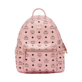 MCM Stark Visetos 侧边铆钉双肩背包 MMK7AVE37PZ001