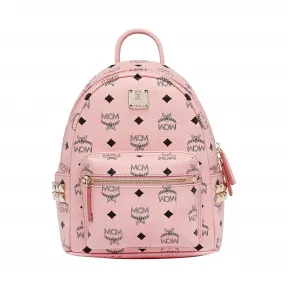 MCM Stark Visetos 侧边铆钉双肩背包 MMK7AVE41PZ001