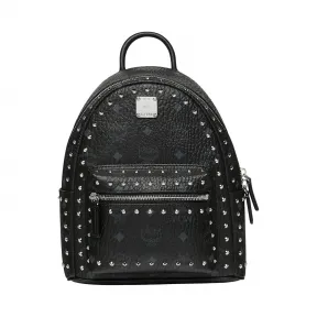 MCM Stark Backpack in Studded Outline Visetos MMK8AVE62BK001