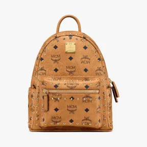 MCM Stark Backpack in Studded Outline Visetos MMK8AVE62CO001