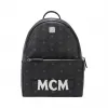 MCM Trilogie Stark Backpack in Visetos MMK8AVE72BK001