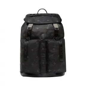 MCM Dieter 狮子迷彩尼龙双肩背包 MUK8SDT72BK001