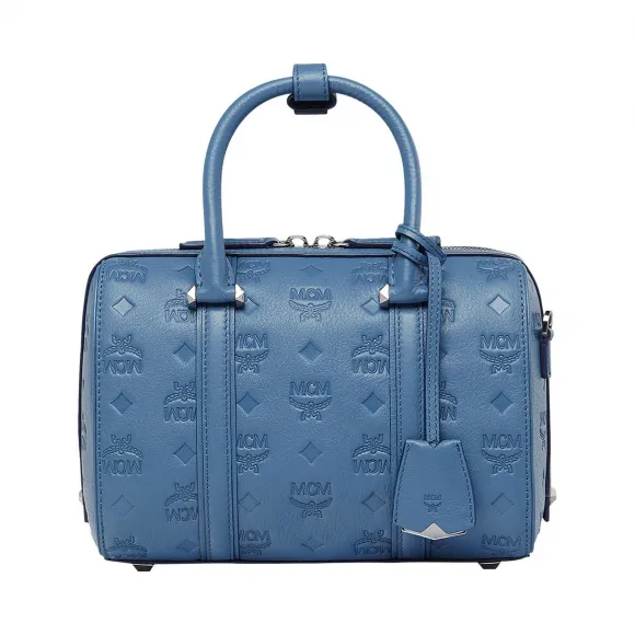 MCM Essential Boston Bag in Monogram Leather MWB8ASE52HF001