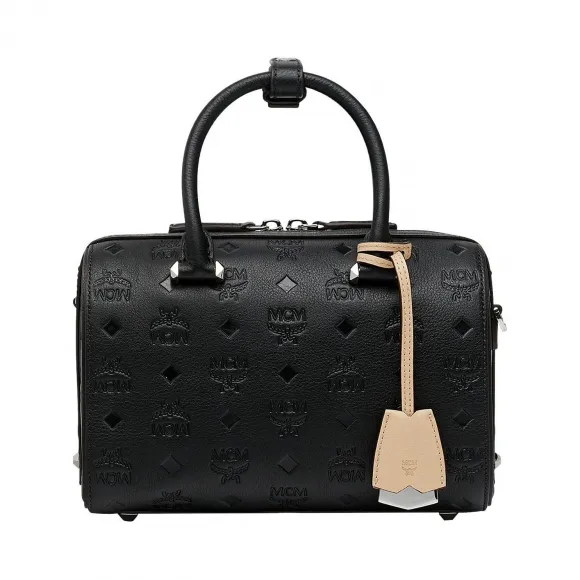 MCM ESSENTIAL MONOGRAMMED波士顿包 MWB9SSE52BK001