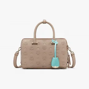 MCM 字母组合皮革 Essential Boston MWBAASE05NV001