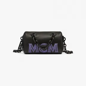 MCM 链带皮革波士顿包 MWBCSSX01BK001