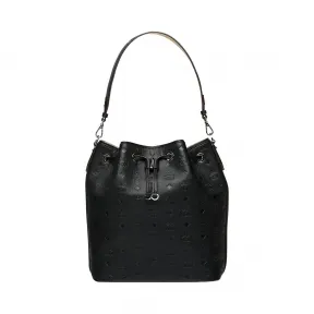 MCM Essential Drawstring in Monogram Leather MWD9SSE76BK001