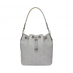 MCM Essential Drawstring in Monogram Leather MWD9SSE79IV001