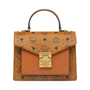 MCM Patricia Visetos铆钉轮廓单肩包 MWE9SPA44CO001