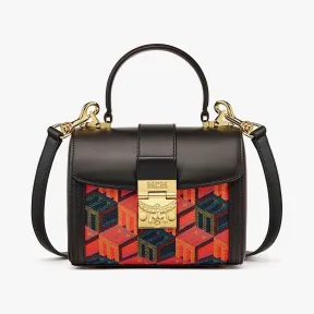 MCM Cubic Monogram Tracy Satchel提花背提包 MWECSCK01MT001