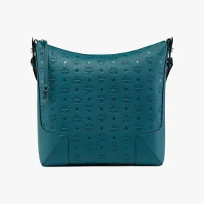 MCM Klara 花押字皮革 Hobo 包 MWHBSKM03JY001