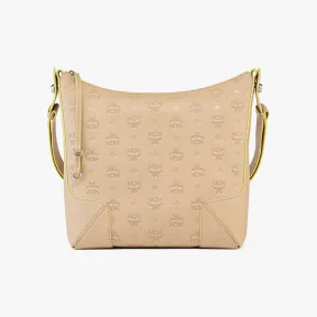 MCM Monogram 皮革中的 Klara Hobo MWHBSKM04I6001