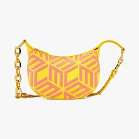 MCM Cubic Logo Hobo包 MWHCSCK01Y3001