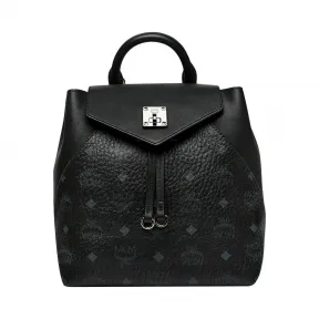 MCM Essential Backpack in Visetos Original MWK9SSE05BK001