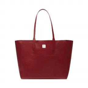 MCM Reversible Koppelene Shopper in Metallic Leather MWP8AXS52RY