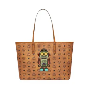 MCM Roboter Top Zip Shopper in Visetos MWP9SRO40CO001