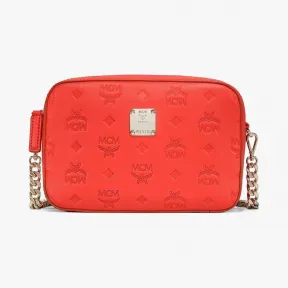 MCM Klara经典花纹皮革相机包 MWRAAKM01R8001