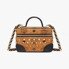 MCM Gold Studded Visetos 化妆盒 MWRCSVI05CO001