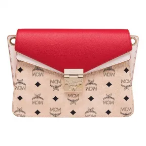 MCM Mezzanin Visetos皮块肩背包 MWS9SMZ56IZ001