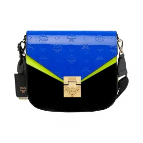 MCM Patricia Shoulder Bag in Monogram Patent Leather MWS9SPA51HW