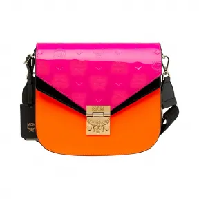 MCM Patricia Shoulder Bag in Monogram Patent Leather MWS9SPA51QP