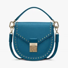 MCM Patricia 铆钉 Park Ave 皮革肩背包 MWSASPA01JF001