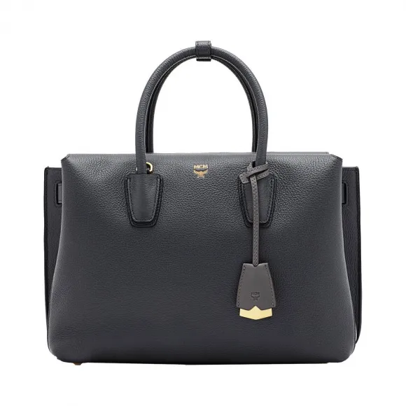 MCM Milla 粒面皮革手提包 MWT6SMA04EP001