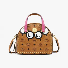 MCM Fun & Joy Visetos铆钉半月形手提包 MWTCAUP18CO001