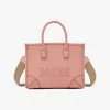 MCM 粉色 | 粉色腮红 西班牙小牛皮 München 手提包 MWTCSBO06PV001