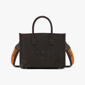 MCM 西班牙小牛皮慕尼黑手提包 MWTCSSX02BK001