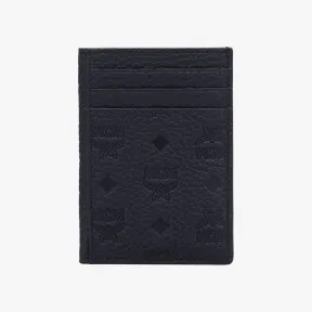 MCM Tivitat 缩写字母图案皮革 N/S 卡片夹 MXAAABT01BK001