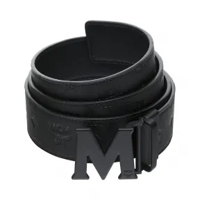 MCM Claus 皮革扁平 M 字双面皮带1.75  MXB9SVI24BK001