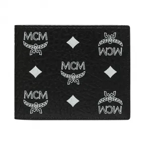 MCM Visetos白色标识两折式钱包 MXS9SWA07BV001