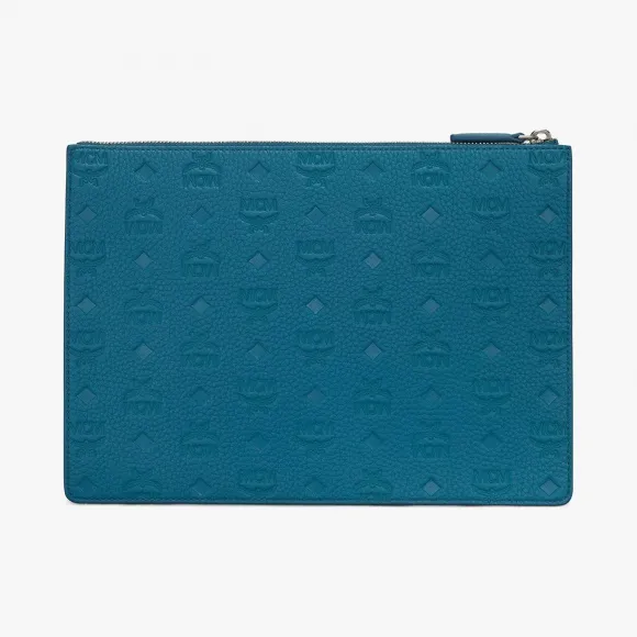 MCM Tivitat花押字图案皮革文件夹 MXZASBT01JF001